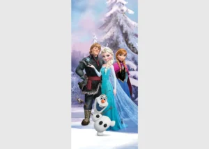 Fototapeta na zed' Disney Ledové království Všichni přátelé | 90 x 202 cm | FTDNV 5463 - Obrázek 2