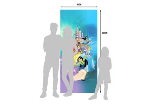 Fototapeta na zed' Disney Všechny princezny | 90 x 202 cm | FTDNV 5478 - Obrázek 3