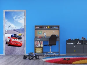 Fototapeta na zed' Disney Auta Závod | 90 x 202 cm | FTDNV 5483 - Obrázek 2