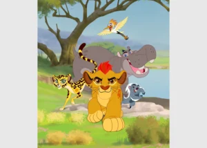 Wall Mural Disney Lion Guard, 180 x 202 cm, FTDNXL 5144 - Image 2