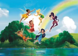 Vliesová fototapeta Víly a Duha, Disney | 360 x 270 cm | FTDNXXL 5009 - Obrázek 2