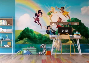 Vliesová fototapeta Víly a Duha, Disney | 360 x 270 cm | FTDNXXL 5009