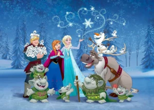 Vliesová fototapeta Kouzelné Ledové Království, Disney | 360 x 270 cm | FTDNXXL 5019 - Obrázek 2