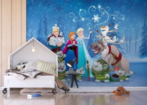 Wall Mural Disney Frozen on Ice, Premium Non-woven Wallpaper, 360 x 270 cm, FTDNXXL 5019