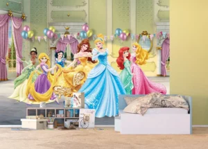 Vliesová fototapeta na zed' Disney Princezny | 360 x 270 cm | FTDN 5033