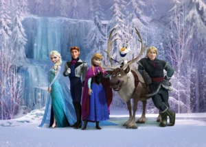 Vliesová fototapeta Kouzelné Ledové království Všichni Spolu, Disney | 360 x 270 cm | FTDNXXL 5037 - Obrázek 2