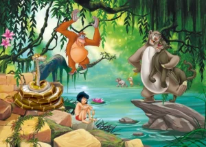 Vliesová fototapeta na zed' Disney Dzungle | 360 x 270 cm | FTDN 5045 - Obrázek 2