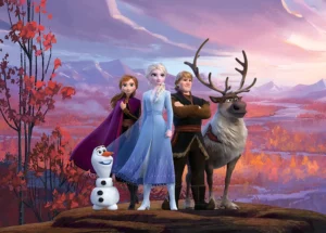 Vliesová fototapeta Hrdinové Frozen II na Horské Plošině, Disney | 360 x 270 cm | FTDNXXL 5073 - Obrázek 2
