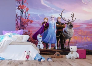 Vliesová fototapeta Hrdinové Frozen II na Horské Plošině, Disney | 360 x 270 cm | FTDNXXL 5073