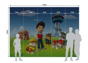 Wall Mural Paw Patrol, 360 x 270 cm, FTDNXXL 5075 - Image 4