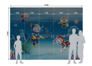 Wall Mural Paw Patrol, 360 x 270 cm, FTDNXXL 5076 - Image 4