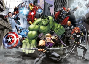 Vliesová fototapeta Marvel Avengers v Akci, Disney | 360 x 270 cm | FTDNXXL 5080 - Obrázek 2