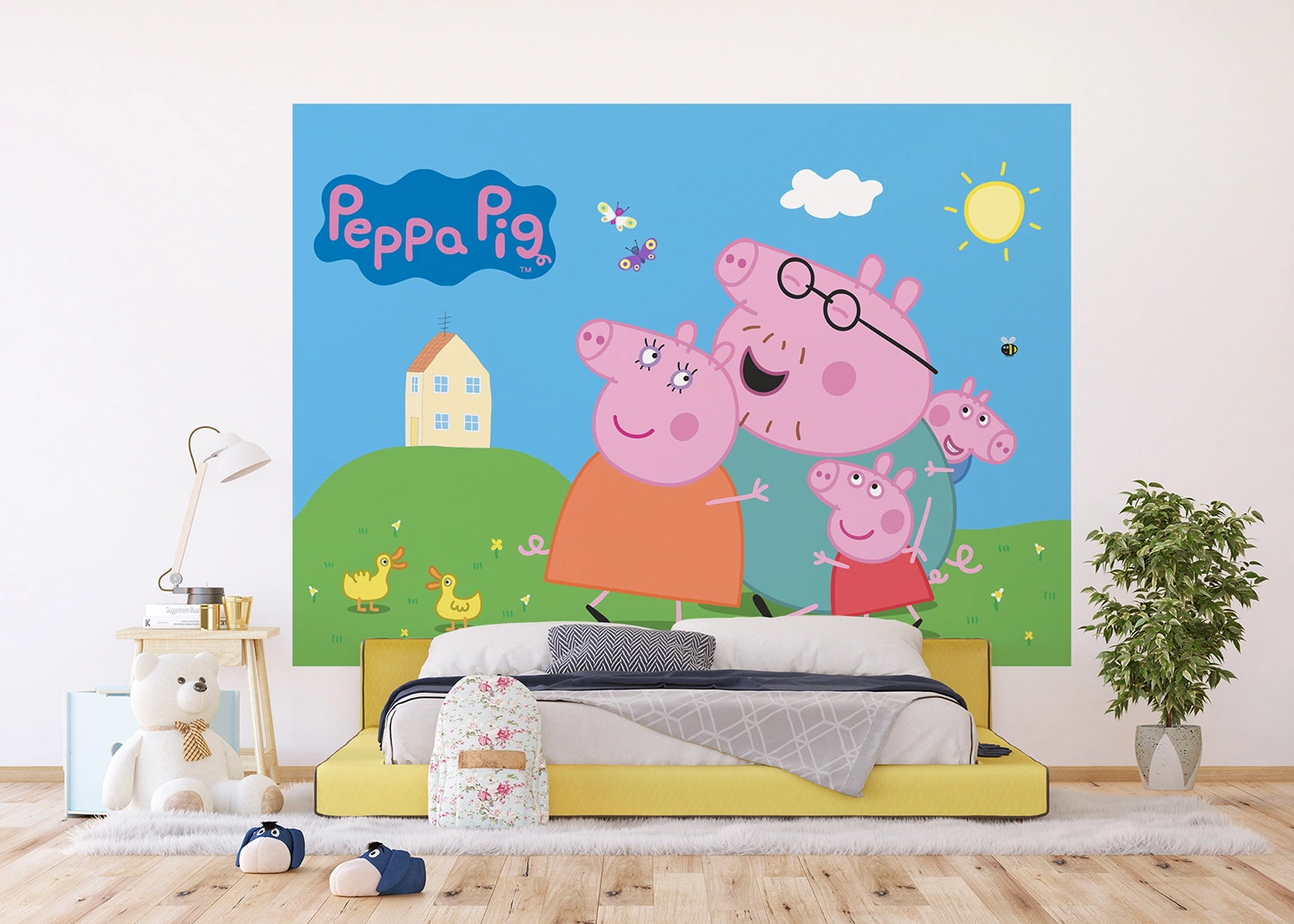 FTDXL_1963_INTERIOR_2 Wall Mural Peppa Pig, 252 x 182 cm, FTDXL 1963