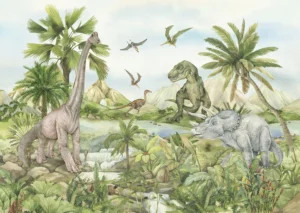 Dětská fototapeta Pradávný Svět | Vliesová fototapeta na zed' | 375 x 270 cm | FTD5P 352179 - Obrázek 2