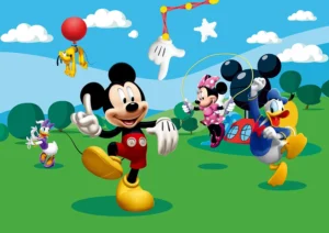 Wall Mural Disney Mickey Mouse Playground, 360 x 254 cm, FTD 0253 - Image 2