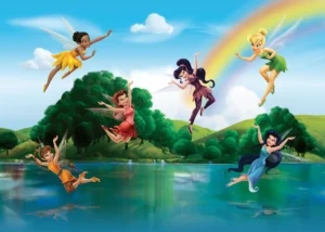 Dětská fototapeta Víly pod Duhou, Disney 360 x 254 cm, FTD 2222 - Obrázek 2