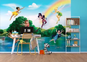 Dětská fototapeta Víly pod Duhou, Disney 360 x 254 cm, FTD 2222