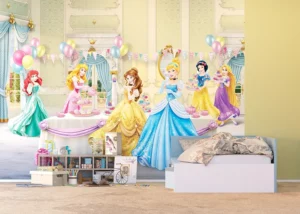 Dětská fototapeta na zed’ Ples Princezen, Disney 360 x 254 cm, FTD 2224