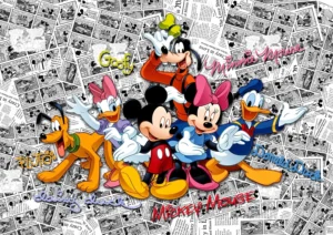 Wall Mural Disney Mickey Mouse Dark Comics, 360 x 254 cm, FTD 2225 - Image 2