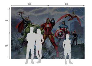 Dětská fototapeta na zed’ Marvel Avengers, Disney 360 x 254 cm, FTD 2230 - Obrázek 4