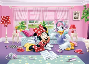 Dětská fototapeta na zed’ Minnie a Daisy, Disney 360 x 254 cm, FTD 2229 - Obrázek 2