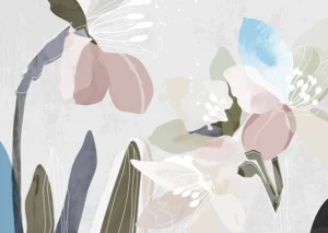 Wall Mural Tender Floral, 155 x 110 cm, FTNM 7715 - Image 2