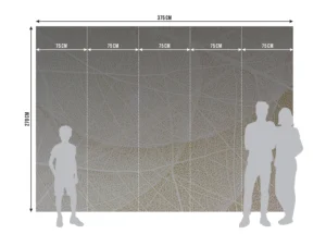 Wall Mural White Paths, 375 x 270 cm, FTNS 1247 - Image 7