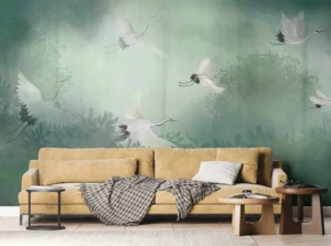 Wall Mural Cranes, 375 x 270 cm, FTNS 1251 - Obrázek 5