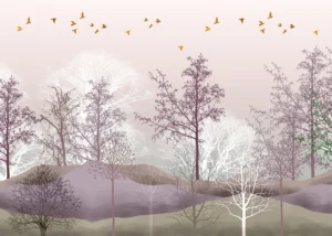 Wall Mural Magic Forest, Premium Non-woven Wallpaper, 375 x 270 cm, FTNS 1253 - Image 2