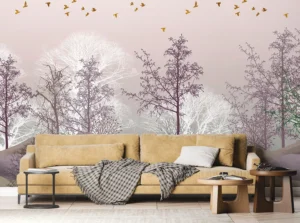 Wall Mural Magic Forest, Premium Non-woven Wallpaper, 375 x 270 cm, FTNS 1253 - Image 5