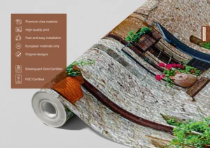 Wall Mural Garden, Premium Non-woven Wallpaper, 375 x 270 cm, FTNS 1257 - Image 6