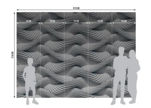 Fototapeta 3D Bílá Pletená Lana | Vliesová fototapeta na zed' | 360 x 270 cm | FTNS 1258 - Obrázek 5