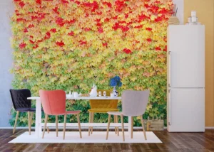 Wall Mural Autumn Wall, Premium Non-woven Wallpaper, 360 x 270 cm, FTNS 1261