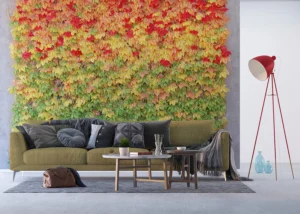 Wall Mural Autumn Wall, Premium Non-woven Wallpaper, 360 x 270 cm, FTNS 1261 - Image 3