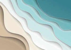 Wall Mural Waves, 375 x 270 cm, FTNS 1264 - Obrázek 2