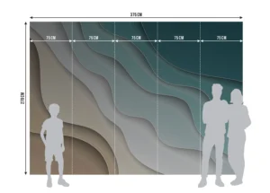 Wall Mural Waves, 375 x 270 cm, FTNS 1264 - Obrázek 7