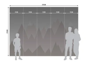 Wall Mural Mountain Spike, 375 x 270 cm, FTNS 1271 - Obrázek 5