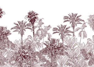 Wall Mural In the Jungle, Premium Non-woven Wallpaper, 375 x 270 cm, FTNS 1273 - Image 2