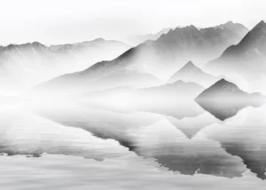 Fototapeta Jezero a Hory | Vliesová fototapeta na zed' | 375 x 270 cm | FTNS 1284 - Obrázek 2