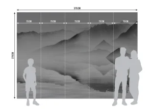 Fototapeta Jezero a Hory | Vliesová fototapeta na zed' | 375 x 270 cm | FTNS 1284 - Obrázek 5