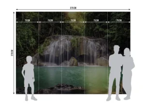 Wall Mural Waterfall in Paradise, 375 x 270 cm, FTNS 2451 - Obrázek 7