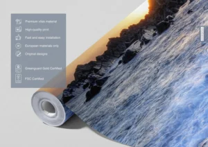 Fototapeta Západ Slunce a Moře | Vliesová fototapeta na zed' | 360 x 270 cm | FTNS 2453 - Obrázek 4