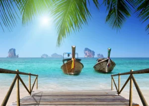 Wall Mural Pier to Paradise, 375 x 270 cm, FTNS 2455 - Obrázek 2