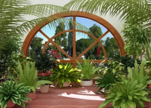 Wall Mural Winter Garden, 375 x 270 cm, FTNS 2457 - Obrázek 2