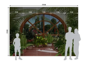 Wall Mural Winter Garden, 375 x 270 cm, FTNS 2457 - Obrázek 7