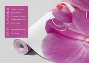 Fototapeta Fialová Orchidej | Vliesová fototapeta na zed' | 360 x 270 cm | FTNS 2459 - Obrázek 5