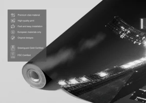 Fototapeta Brooklynský Most v Noci | Vliesová fototapeta na zed' | 360 x 270 cm | FTNS 2469 - Obrázek 4