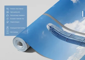 Wall Mural Window to City, 375 x 270 cm, FTNS 2470 - Obrázek 4