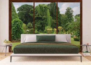 Wall Mural Window to Garden, 375 x 270 cm, FTNS 2456 - Obrázek 3