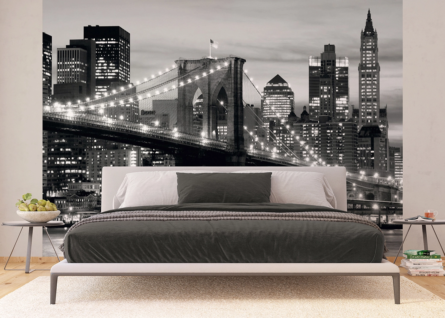 FTNS_XXL_2465_INTERIOR Wall Mural Brooklyn Bridge, 375 x 270 cm, FTNS 2465